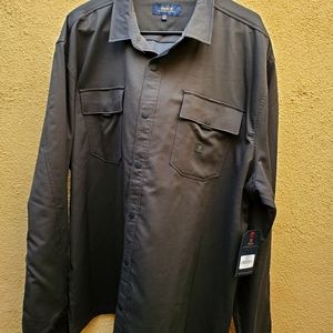 Roark Matte Black Tech Flannel